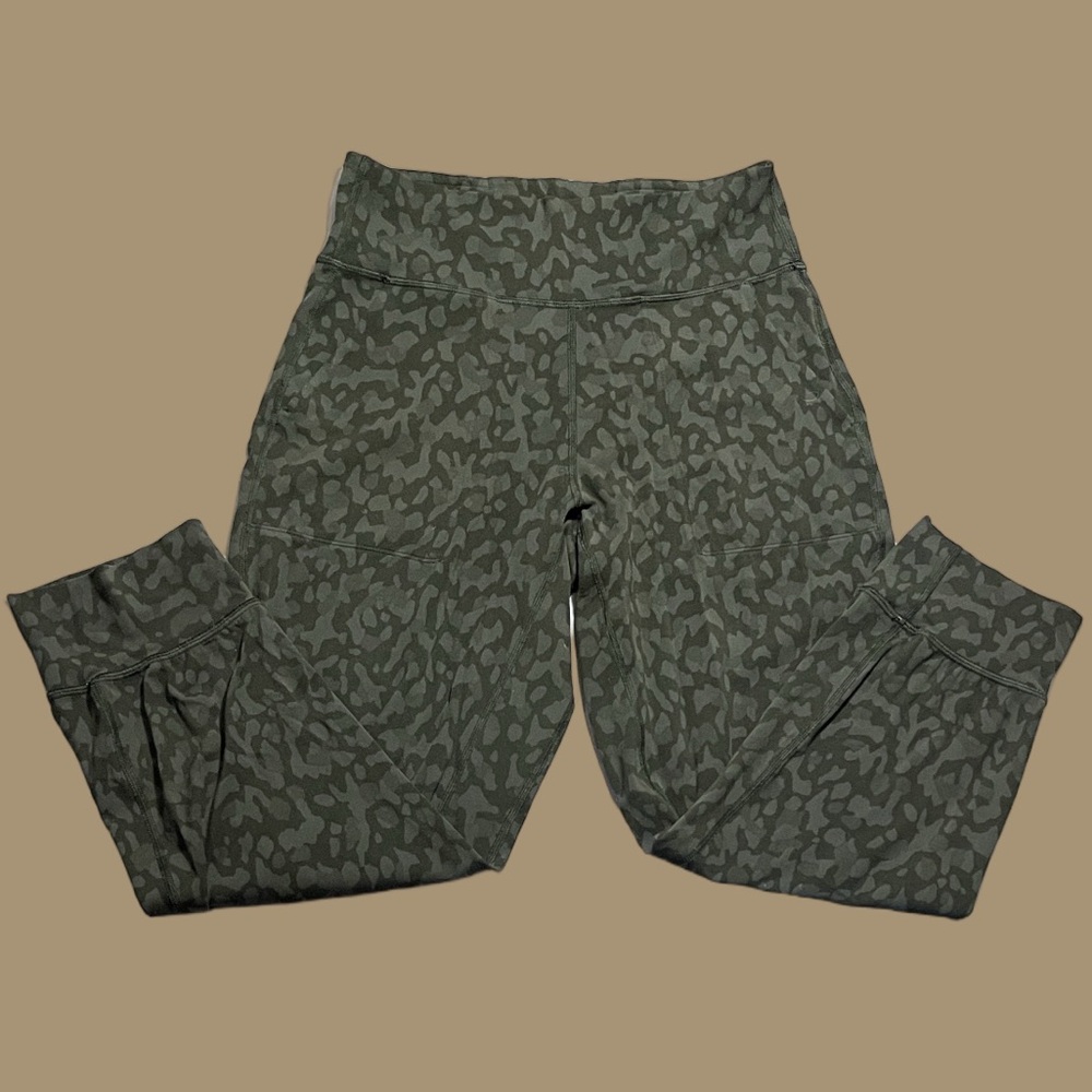 Lululemon High-Waisted Patterned Capri Leggings